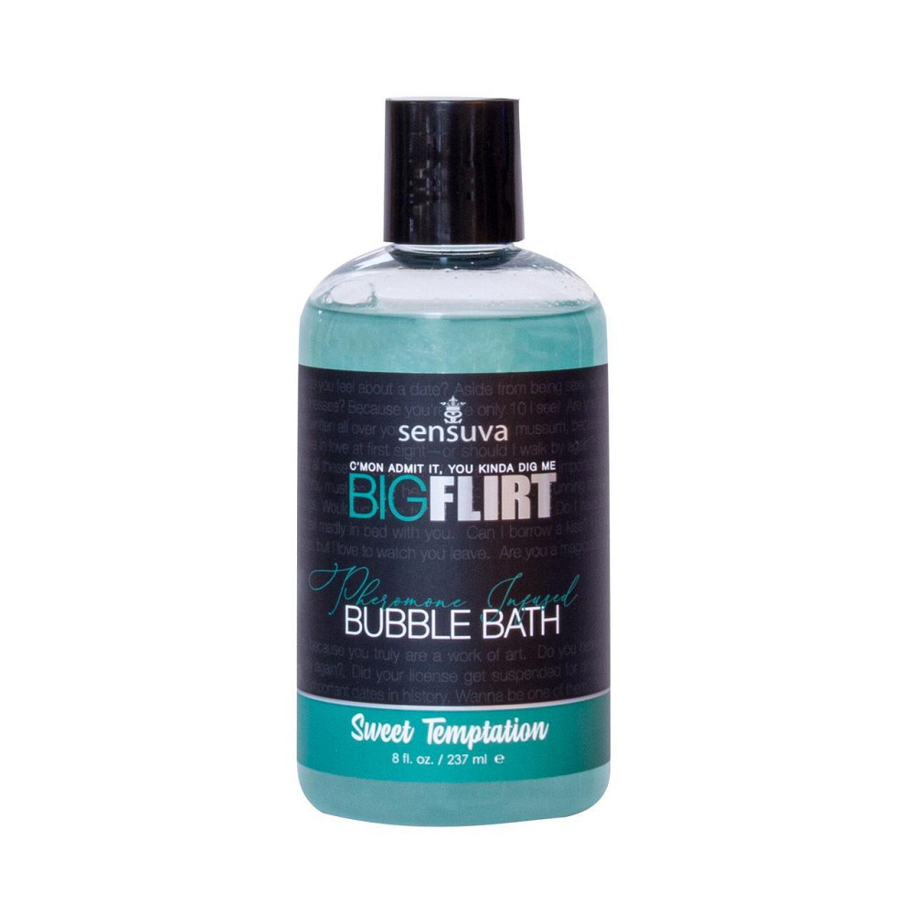 Піна для ванни Sensuva — Big Flirt Pheromone Bubble Bath — Sweet Temptation (237 мл) Sex Aura Київ - фото 1