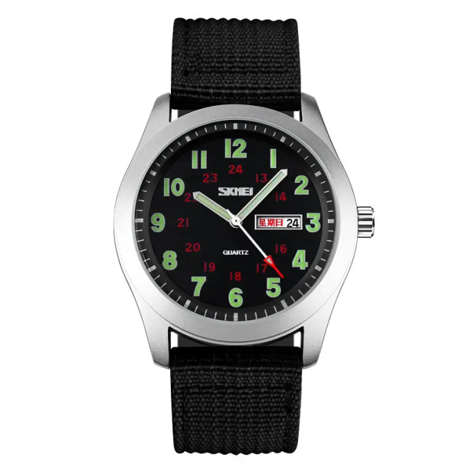 Чоловічий наручний класичний годинник Skmei 9112 (Чорний) Вінниця - фото 1