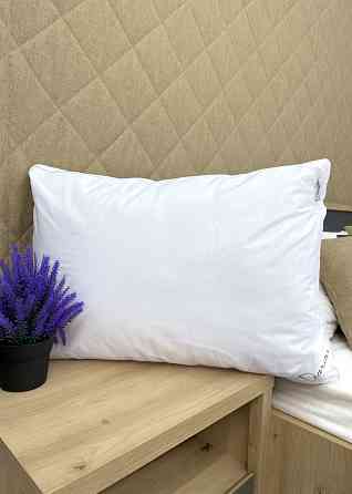 Подушка для сну гіпоалергенна Decorator Cotton Lux 50x70х20 см, колір білий (84-153) Київ