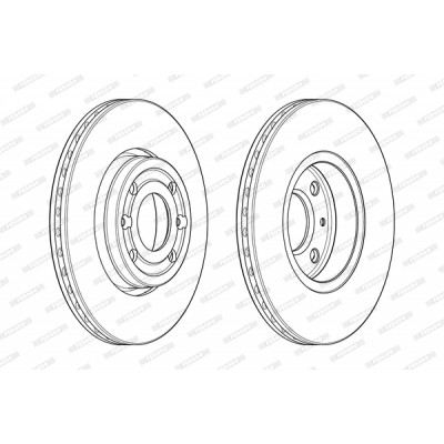 Гальмівний диск FERODO DDF1978 Вінниця - фото 1