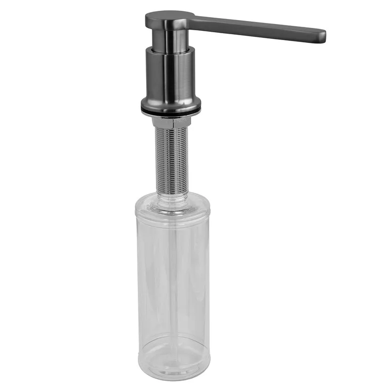 Дозатор для мийного засобу врізний Koer SDB-03-07 300 мл (колір графіт) (KR5634) Київ - фото 1