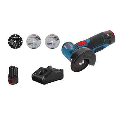 Шлифовальная машина Bosch Professional GWS 12V-76 акумуляторная, 2x3,0 Ач (0.601.9F2.00B) Винница