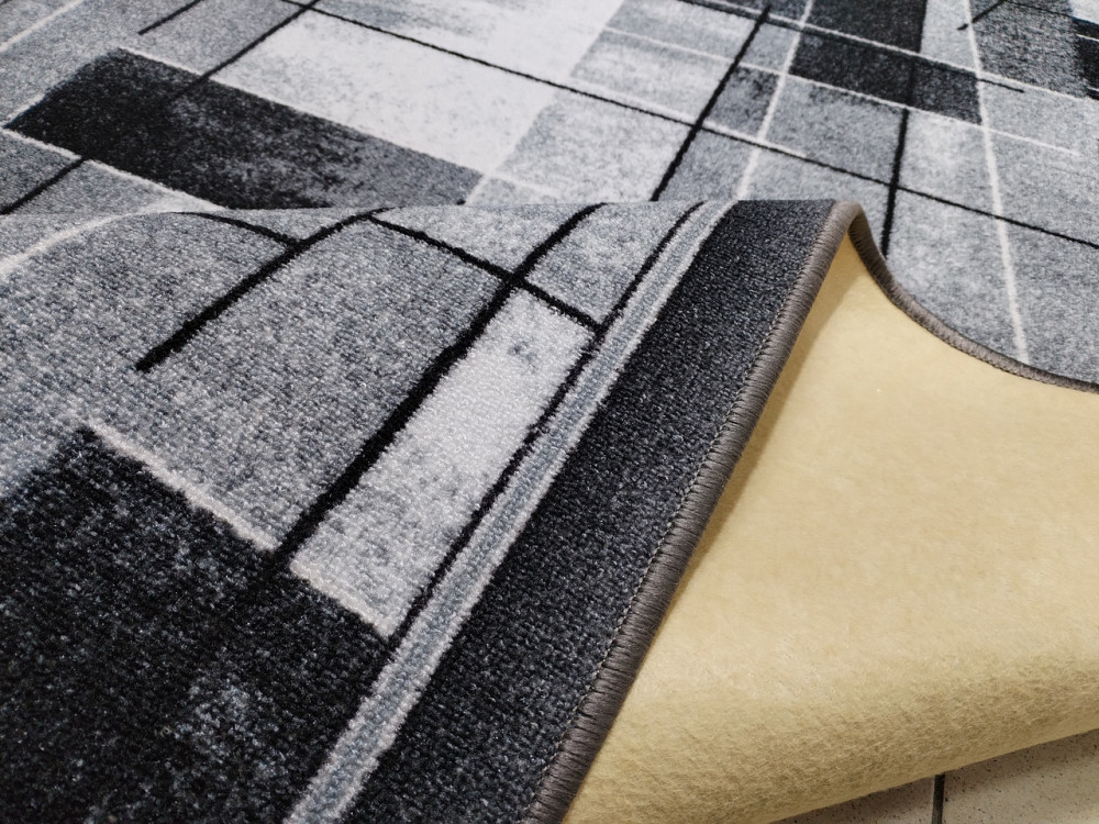 Ковровая дорожка лучшая цена,Серая Абстракция,  Ковёр на отрез, 100, 400 Каменское - изображение 3