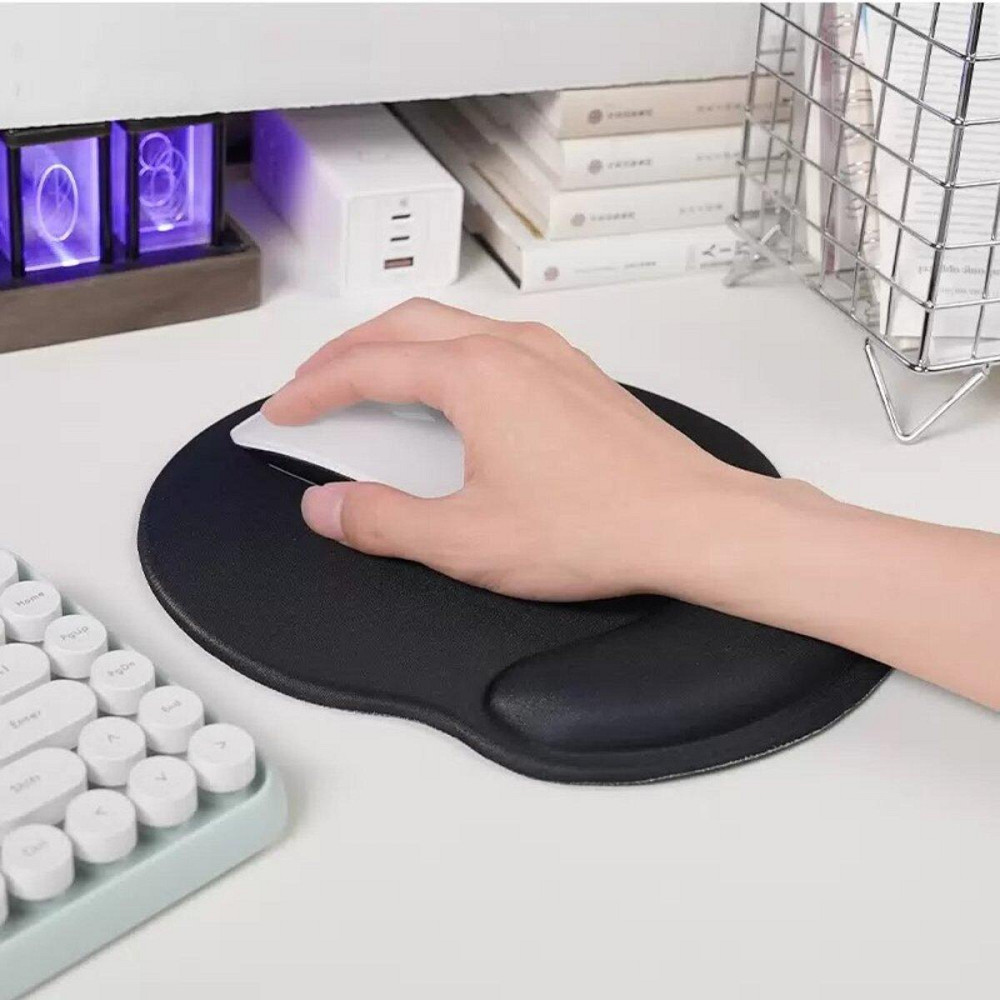 Килимок для миші HOCO GM30 Polar Fox mouse pad with wrist support Black 6942007623339 Одеса - фото 7