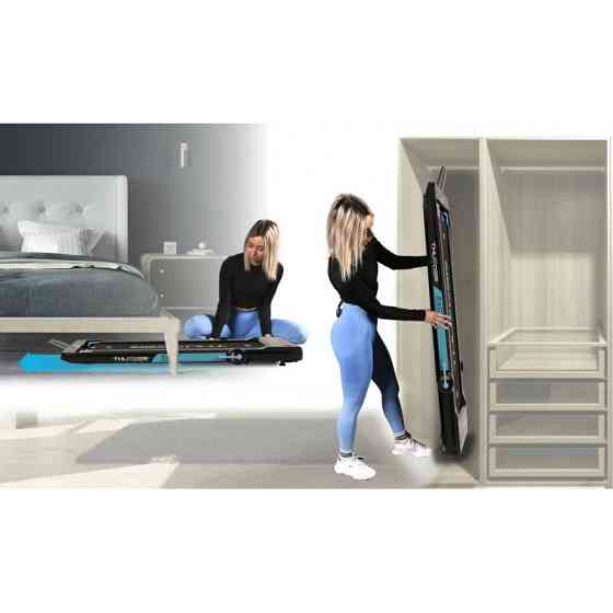 Бігова доріжка електрична THUNDER RACE-BLUE Київ