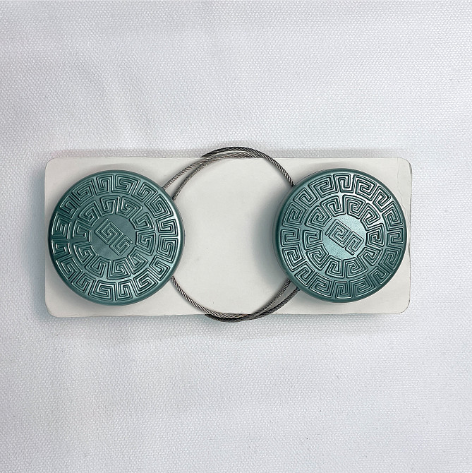 Магниты для штор и гардин Родос набор 2 шт Голубой (81-128) Киев - изображение 5