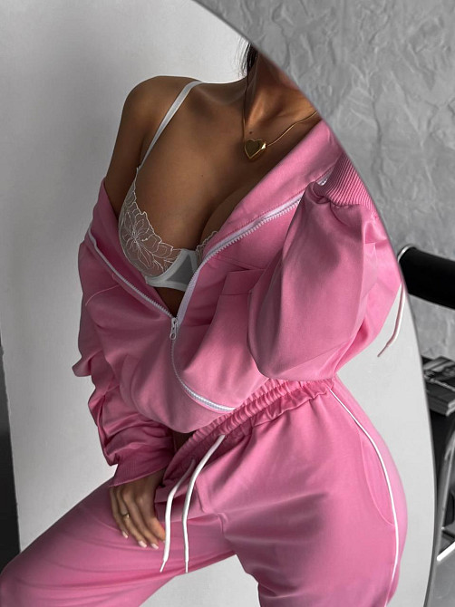 Жіночий стильний спортивний костюм з турецької двонитки Одеса - фото 2