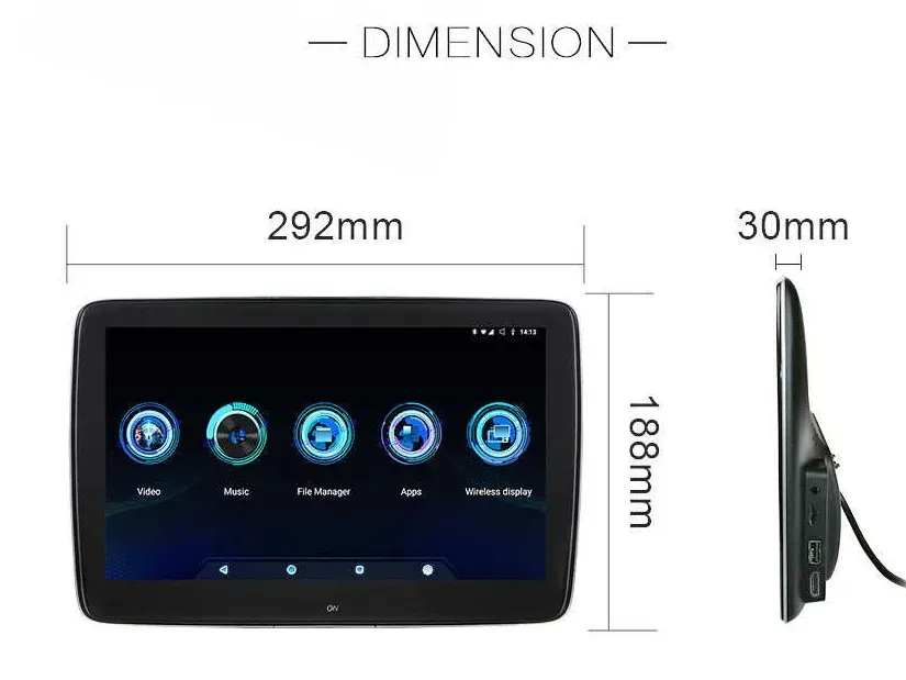 Монітор для задніх пасажирів монітор Android Тернопіль - фото 2