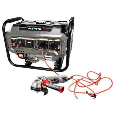 Генератор Graphite 230V (1 фаза), 2/2.2kW, ручний старт, AVR, 40кг (58G904) Вінниця