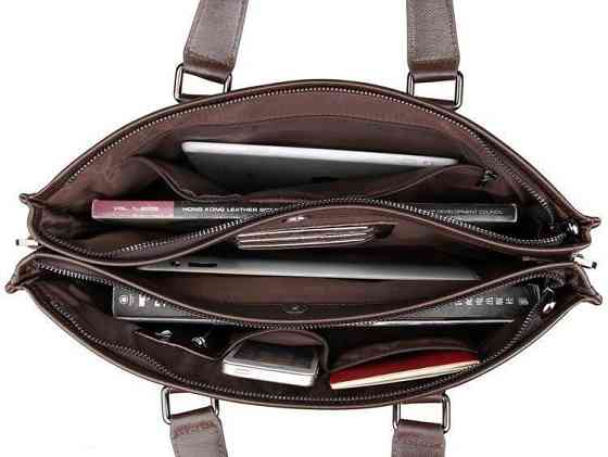 Сумка мужская Vintage 14399 Коричневая Киев