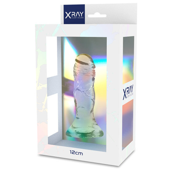 Прозрачный фаллоимитатор 10 х 2,6 см XRAY (Испания) Sex Aura Киев