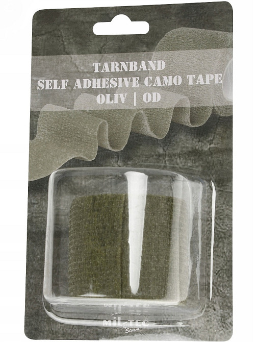 Малярная лента для маскировки 5 см 4.5 метра Mil-Tec (15933001) Olive Нововолынск - изображение 5