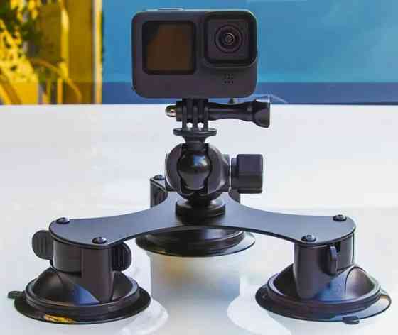 Присоска потрійна для екшн-камери із шарніром AC-Prof GP379 Київ