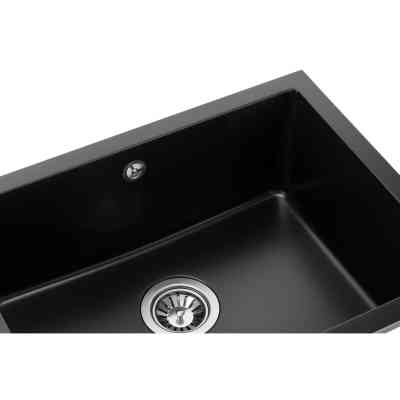 Мийка кухонна GRANADO Under top L black shine (gr3501) Вінниця