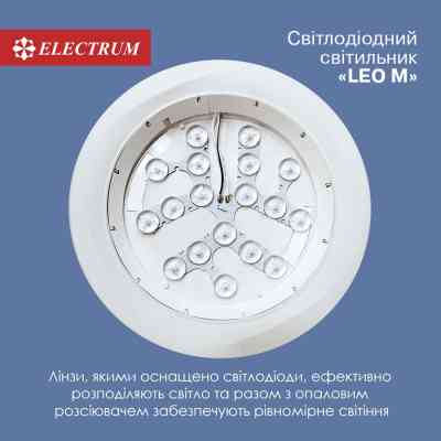 Светильник Electrum LEO M- 18W 4000K (B-LD-1958) Винница