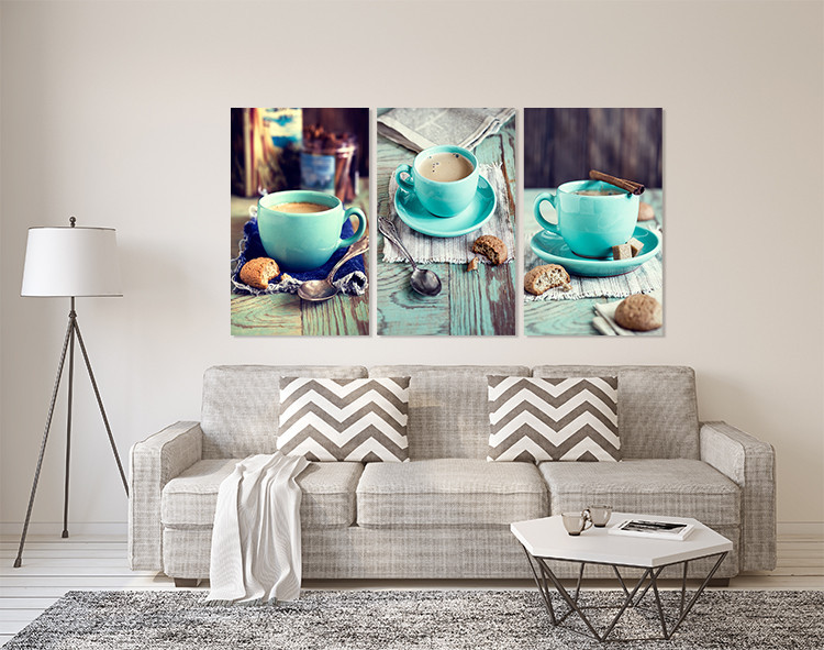 Модульная картина в гостиную / спальню  Кава    ART-285_3A 70х130 см Киев - изображение 2