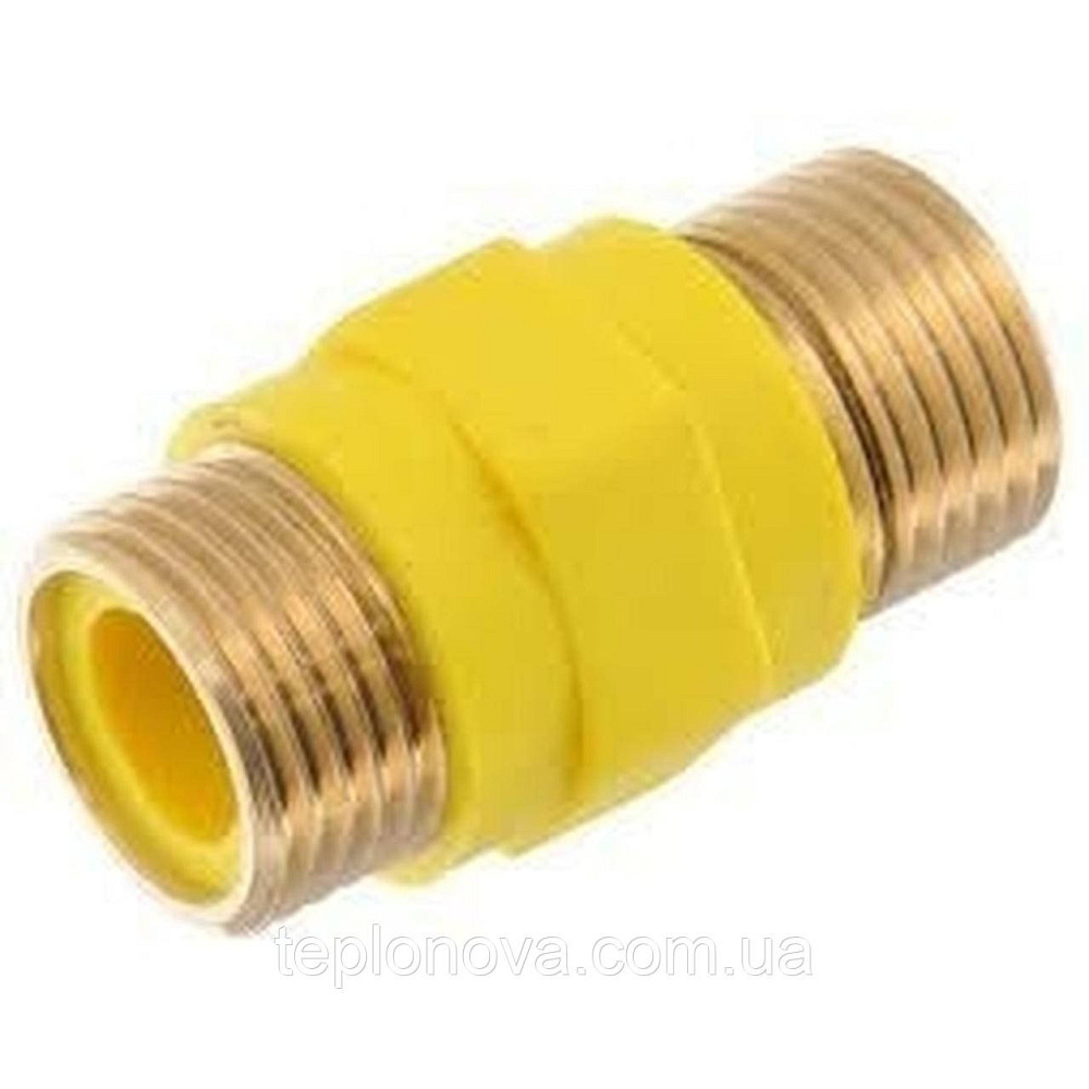 Газовий ниппель диэлектрический SOLOMON 3/4″х3/4″ НН  911 Черновцы - изображение 1