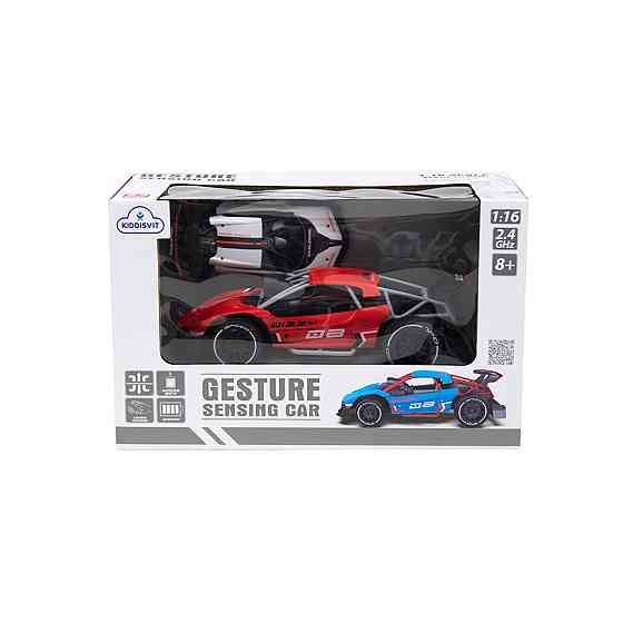 Автомобіль  Gesture sensing з р/к та з сенсорним керуванням – Dizzy (червоний, 1:16) Дніпро