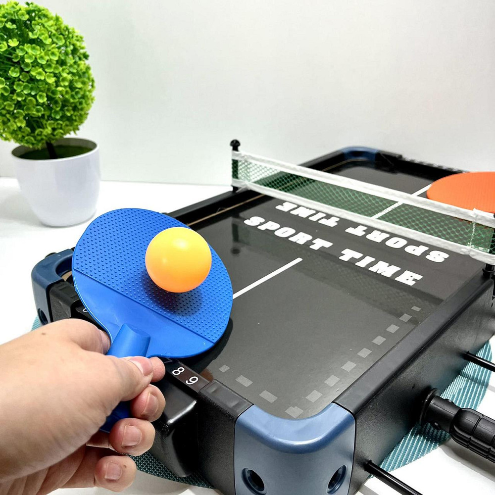 Настільна гра 5в1 футбол баскетбол аерохокей боулінг на штангах (961-5) Чернігів - фото 10