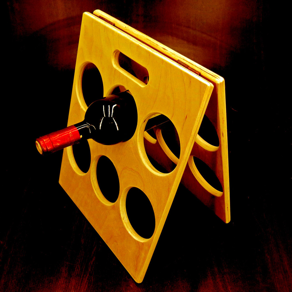 Настольная винная полка 