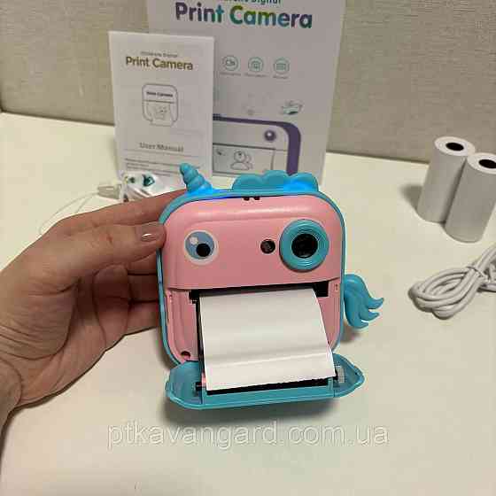 Фотоаппарат-принтер детский с мгновенной печатью 
