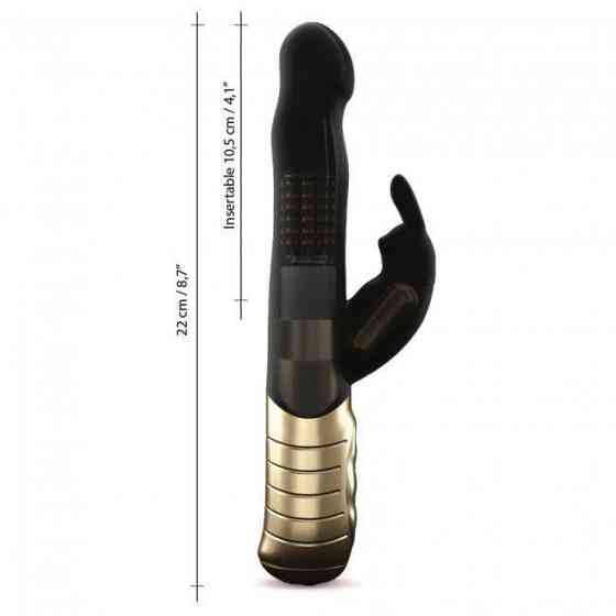 Вибратор-кролик Dorcel Baby Rabbit Gold 2.0 с жемчужным массажем и вращающейся головкой Sex Aura Киев