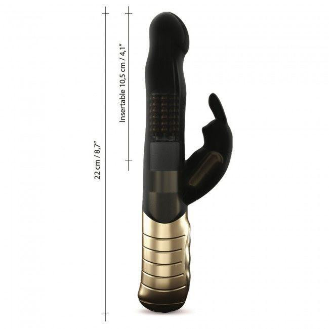 Вибратор-кролик Dorcel Baby Rabbit Gold 2.0 с жемчужным массажем и вращающейся головкой Sex Aura Киев - изображение 6