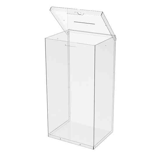 Ящик EKOSTAR с замком для пожертвований и сбора денег 250x200x480. Объем 24 литров Киев