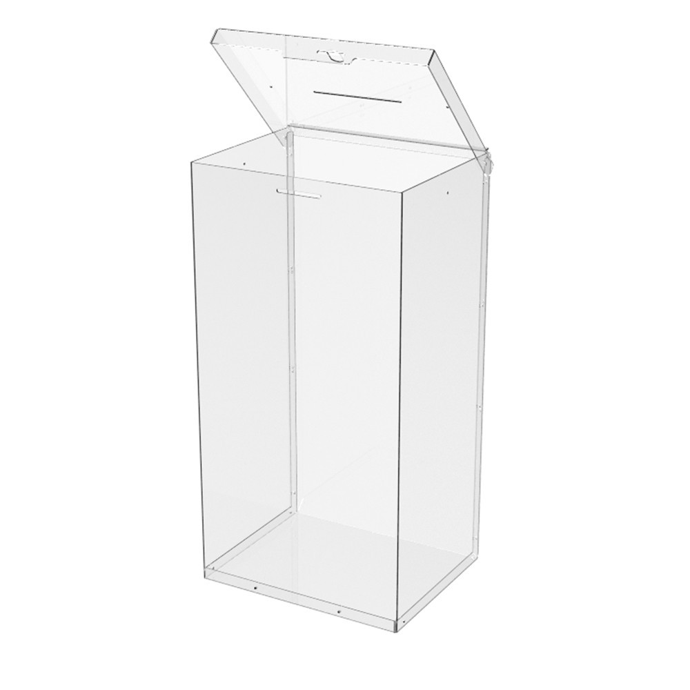 Ящик EKOSTAR с замком для пожертвований и сбора денег 250x200x480. Объем 24 литров Киев - изображение 5