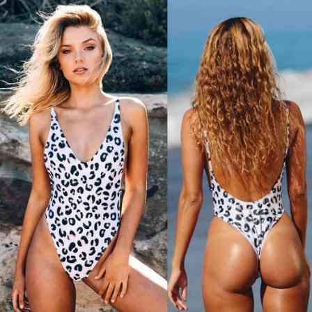 Суцільний купальник жіночий леопардовий Київ