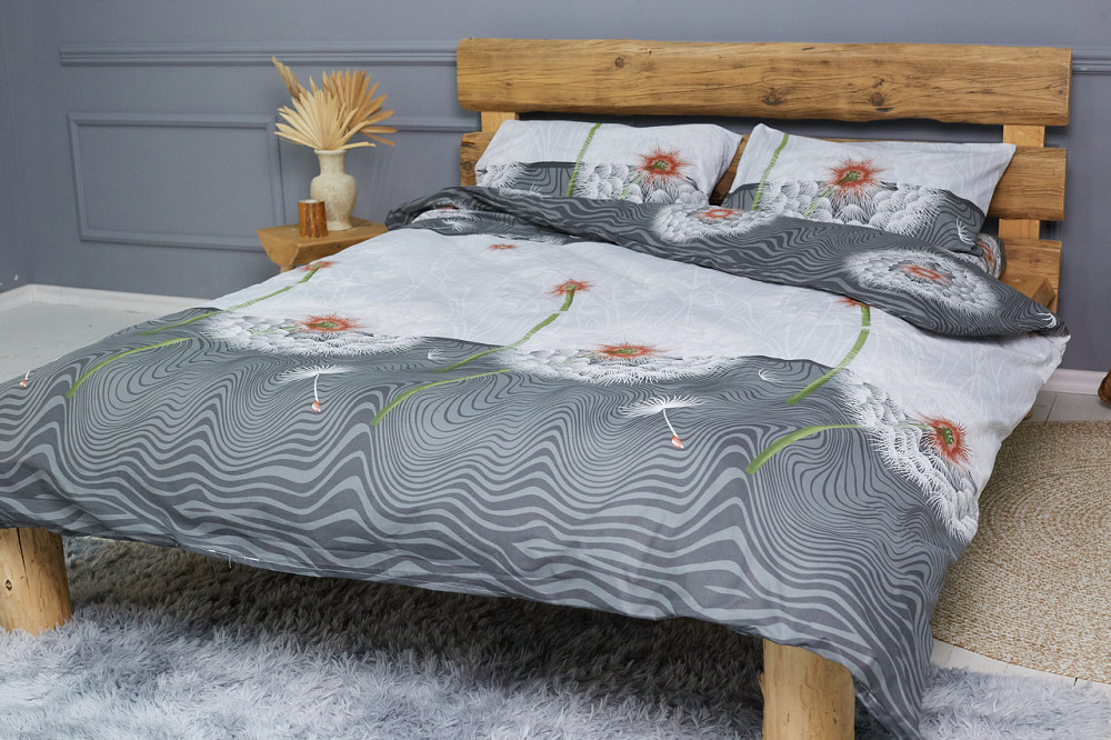 Комплект постельного белья Ideal Textile бязь с принтом двуспальный евро (56860703) Черновцы - изображение 6