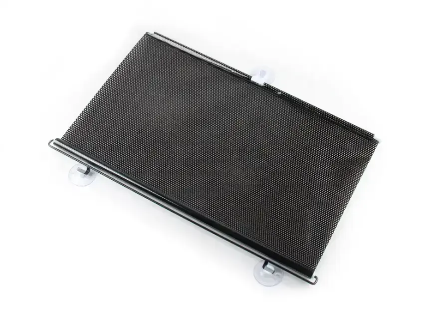 Рулонная солнцезащитная шторка на пластиковые окна 125х68см, Черная Коломия - фото 3