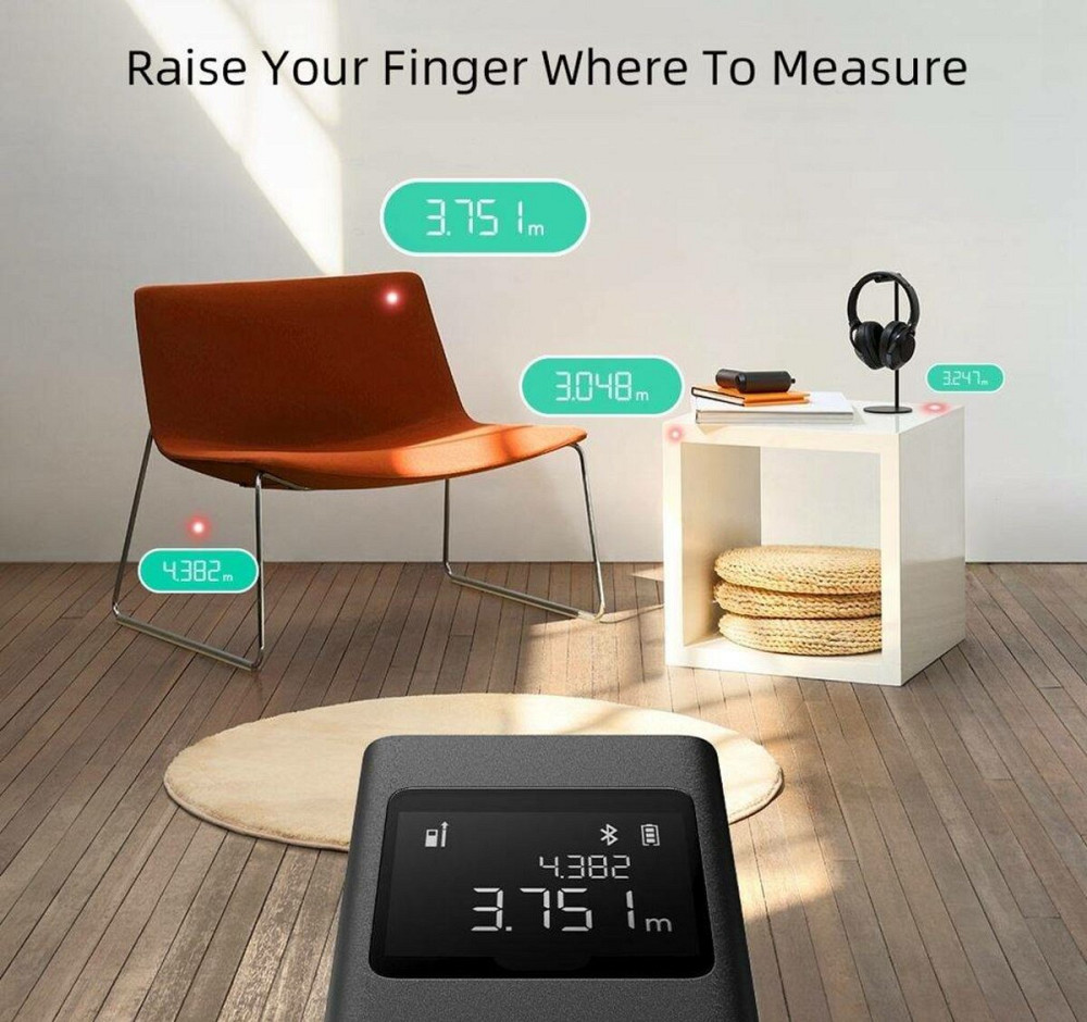 Лазерний далекомір Xiaomi MiJia Smart Laser Measure CN (MJJGCYD001QW) Киев - изображение 3