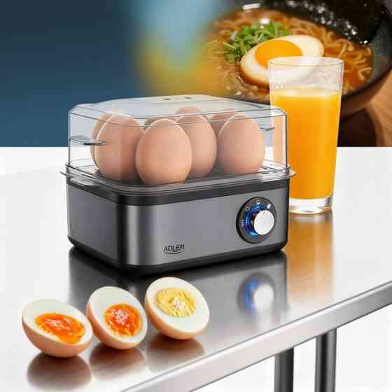 Яйцеварка на 8 яиц 800 Вт Adler AD 4486 Gun Metal PG-25 Львов