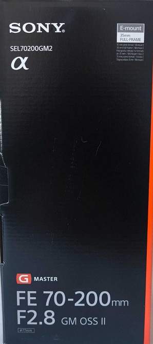 Sony SEL70200GM2 70-200mm f/2.8 GM OSS II (SEL70200GM2.SYX)  Новий ! Харків - фото 2