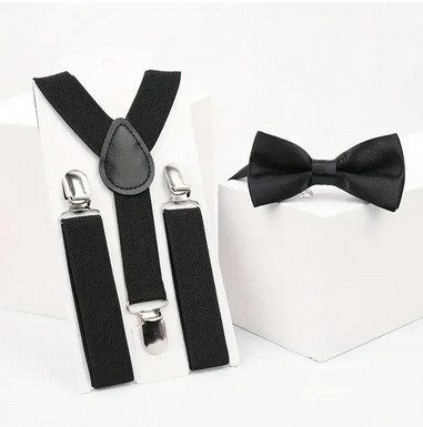 Подтяжки детские с бабочкой черные Киев - изображение 2