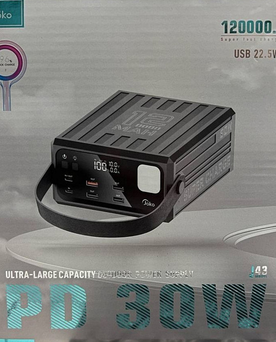 Павербанк A45Q 100000mAh . В НАЯВНОСТІ 2025. Киев - изображение 3