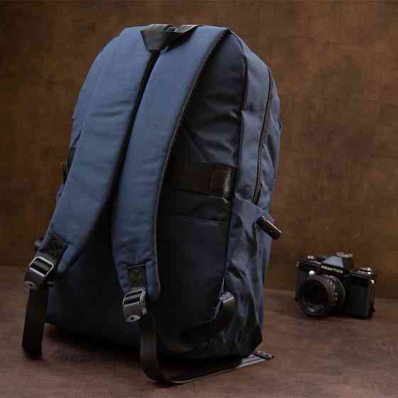 Рюкзак текстильний smart унісекс Vintage 20625 Темно-синій Київ