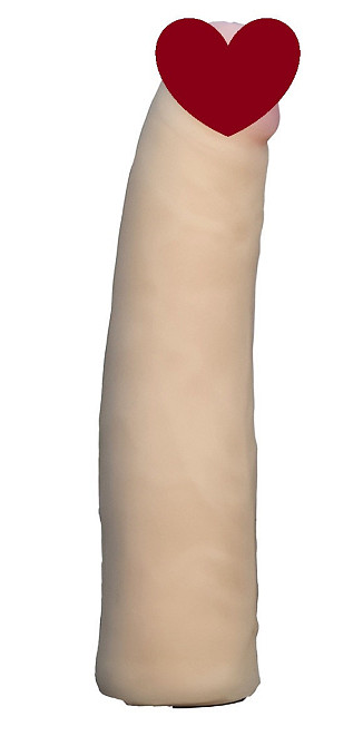 Насадка для страпона тілесна EGZO CIBERSKIN NSTR03 ( 18 см х 3,5 см ) Sex Aura Київ - фото 1
