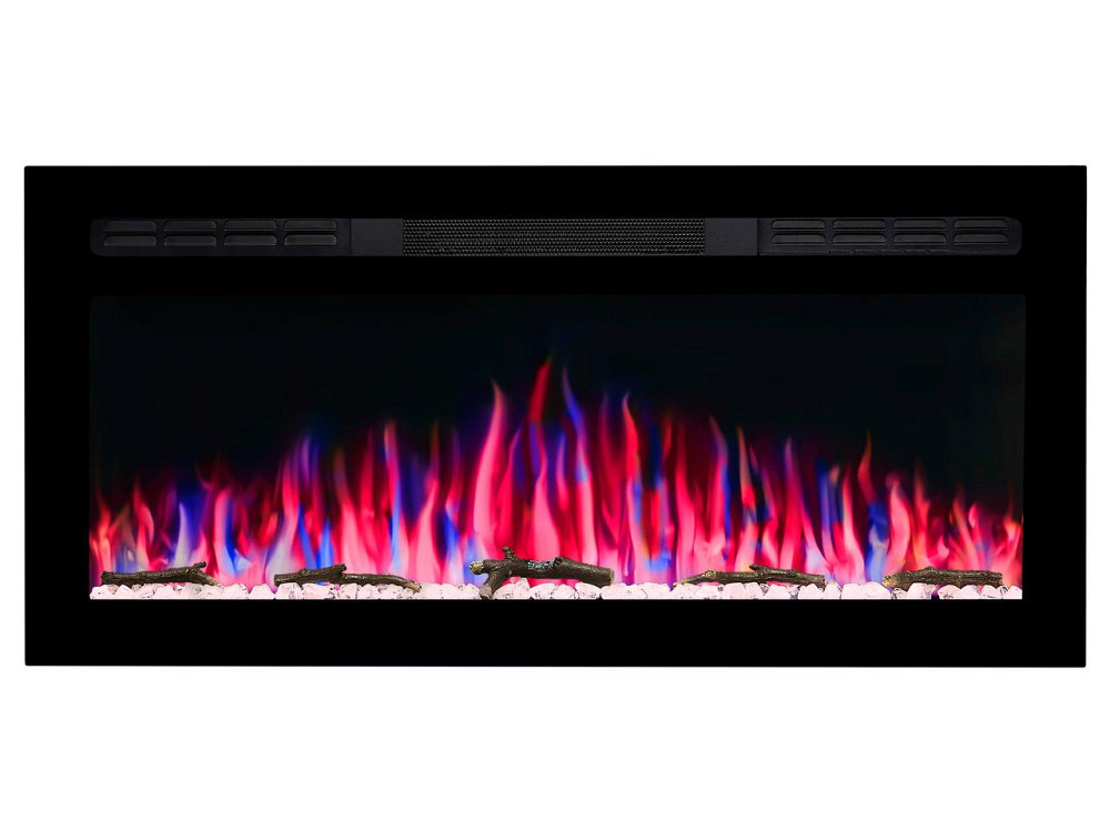 Електрокамін настінний / вбудовуваний ArtiFlame AF37WR з обігрівом і звуком горіння вогню Львів - фото 2