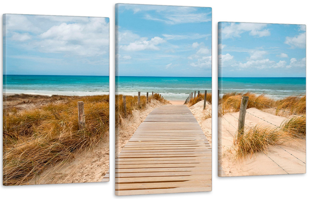 Модульная картина в гостиную / спальню Пісочний пляж Art-589_3 70x130 см Киев - изображение 1