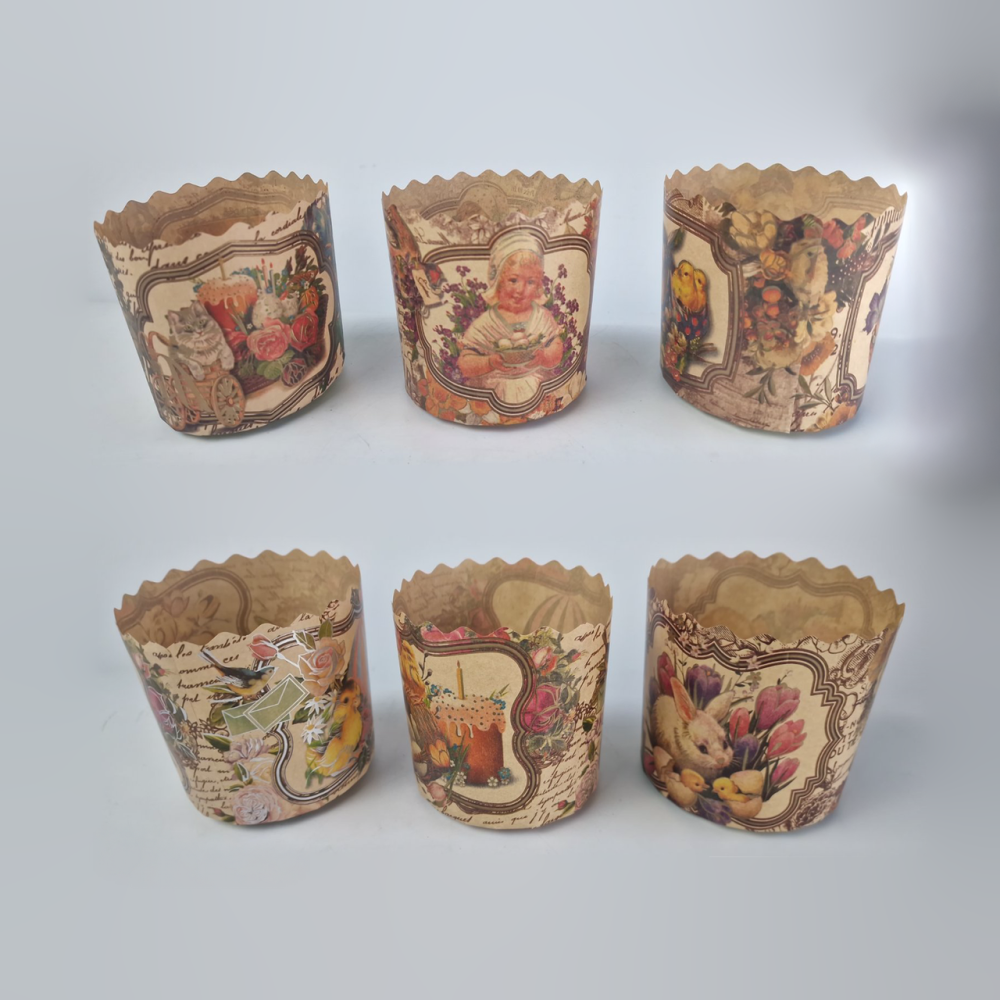 Форми для Пасок 250 гр d90 h85 Вікторіанські 50 шт/пач. Харків - фото 1