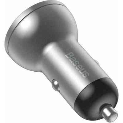Зарядное устройство Baseus Digital Display Dual USB 4.8A 24W silver (CCBX-0S) Винница