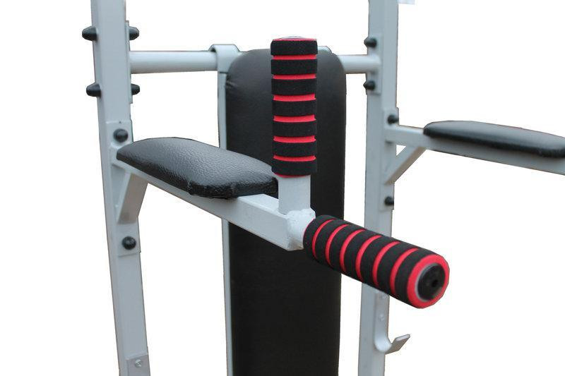 Скамья для жима + турник + пресс + брусья 5 в 1 50х50 мм KZ-802 Черный разборная Киев - изображение 8