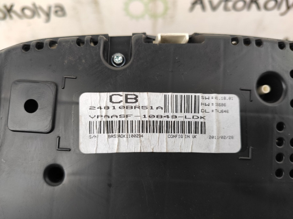 Панель приладів (спідометр) Nissan Qashqai 2007-2013 (24810BR51A) Ковель - фото 4