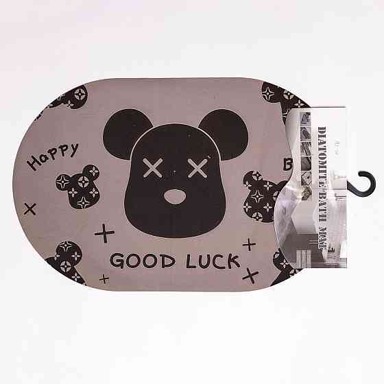 Диатомитовый овальный коврик для дома Good Luck 38×58 (см) влаговпитывающий коврик для кухни ванны и туалета HP-42-56 Киев