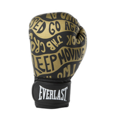Боксерські рукавички Everlast Spark Boxing Gloves 919580-70-8110 чорний/золотий 10 oz (009283613297) Вінниця - фото 1