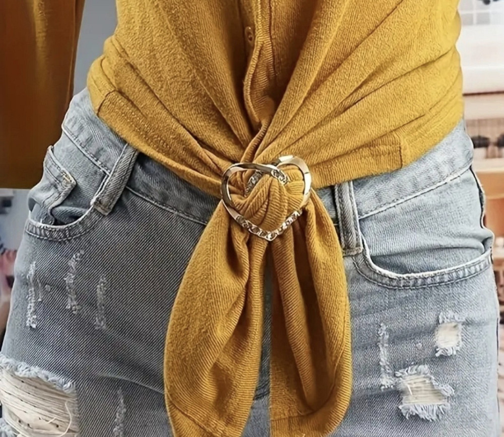 Фіксатор для одягу, шарфів золотистий Смела - изображение 1