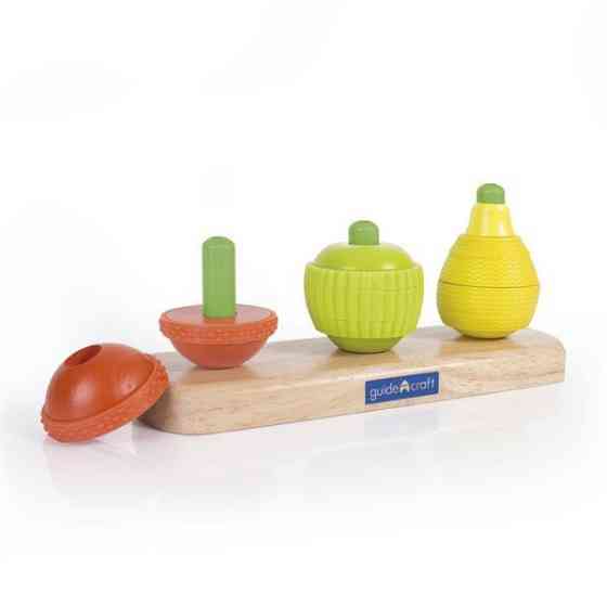 Пірамідка Guidecraft Manipulatives Фрукти (G6732) Харків