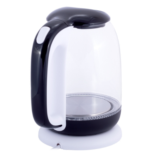 Електрочайник 1,7л 1850-2200W пластик (диск) біло-чорний KAMILLE Житомир - фото 3